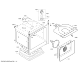 Схема №2 HEB33D550 с изображением Фронтальное стекло для электропечи Bosch 00688390
