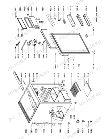 Схема №1 MTK 150 с изображением Вноска для холодильника Whirlpool 481946078563