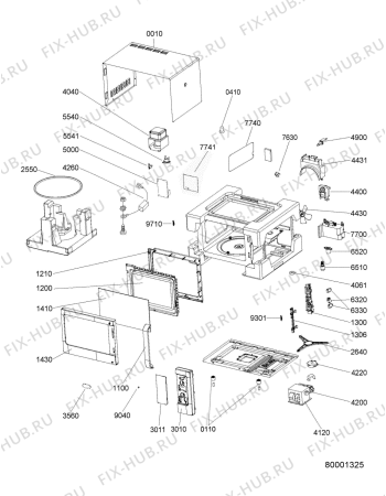 Схема №1 MWD307SL2 (F090834) с изображением Наставление для микроволновки Indesit C00364391