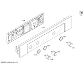 Схема №6 HBN5420UC с изображением Крышка для плиты (духовки) Bosch 00681712