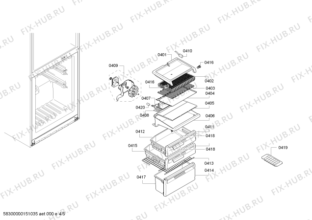 Схема №4 KG39FS50 с изображением Панель управления для холодильника Siemens 00702609