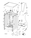 Схема №1 WF620P (F031179) с изображением Заслонка для стиральной машины Indesit C00274676