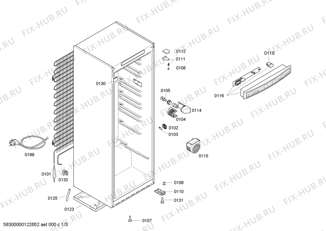 Схема №1 CK207N02 с изображением Дверь для холодильника Bosch 00245634