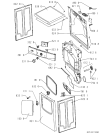 Схема №1 AWZ3518WP (F090190) с изображением Обшивка для стиралки Indesit C00343610