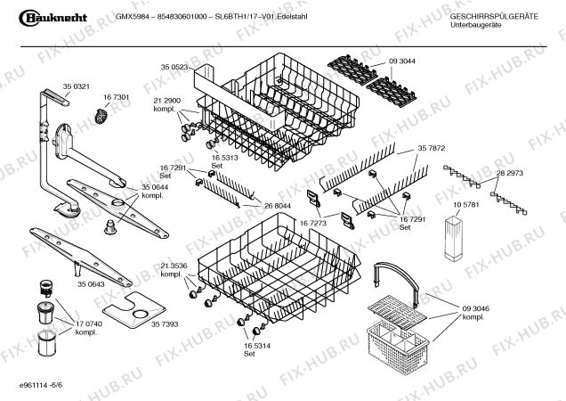 Схема №4 SL6BTH1 GMX5984-854830601000 с изображением Модуль управления для посудомойки Bosch 00489207