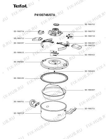 Схема №1 P4110770/07A с изображением Сотейника Tefal SS-980752