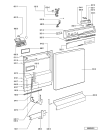 Схема №2 GSFS 4551 WS с изображением Обшивка для посудомоечной машины Whirlpool 481245371408