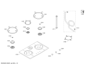 Схема №1 PBD7351MP с изображением Скоба для плиты (духовки) Bosch 11007035