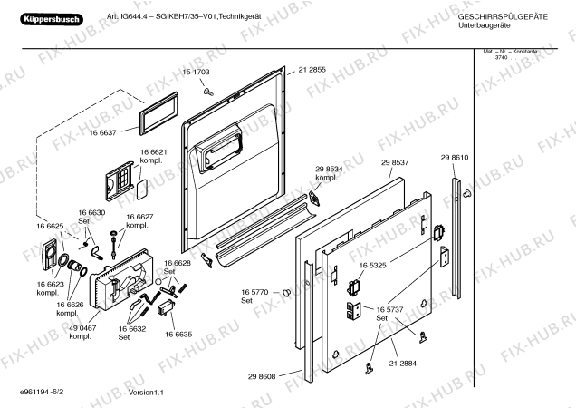 Схема №4 SGIKBN6 с изображением Краткая инструкция для посудомоечной машины Bosch 00592944