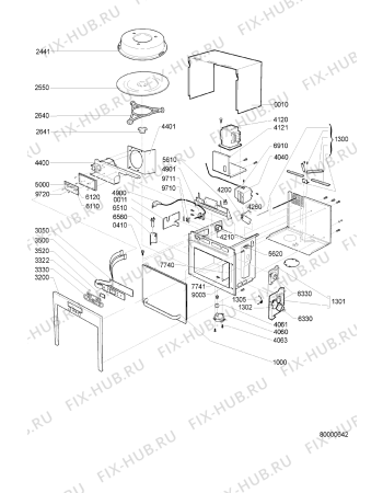 Схема №1 EMW 7605.0 J с изображением Панель управления для микроволновой печи Whirlpool 481245350034