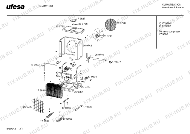 Схема №1 SCAM11500 с изображением Вентиляционная решетка для холодильной камеры Bosch 00269729