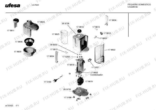 Схема №1 LC7631 с изображением Диск-терка для электромиксера Bosch 00179808