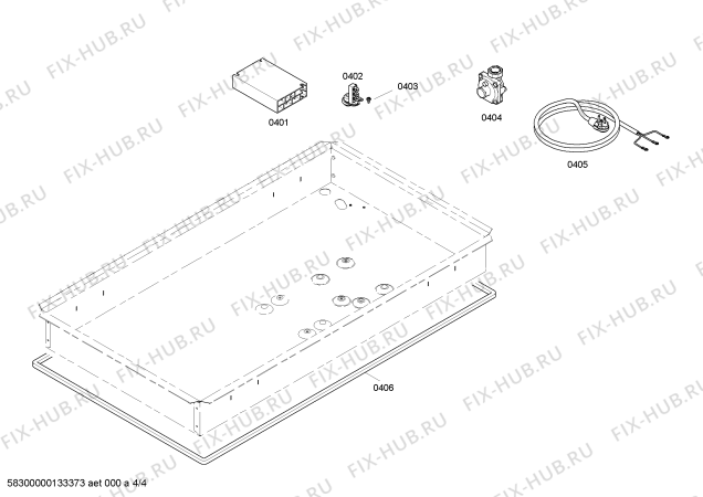 Схема №2 NGM8054UC с изображением Клапан для плиты (духовки) Bosch 00645429