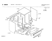 Схема №4 0730101650 SMS36100 с изображением Панель для посудомойки Bosch 00117300