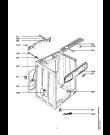 Схема №1 LAV74560 с изображением Декоративная панель для стиралки Aeg 1100066867