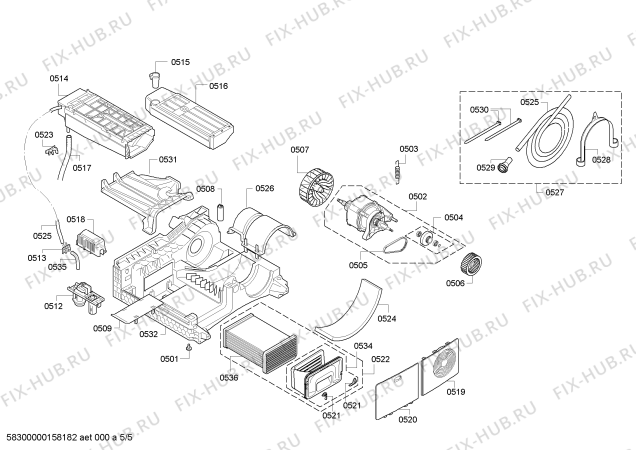 Схема №1 WT46E385 с изображением Панель управления для сушилки Siemens 00701472