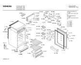 Схема №1 KT15L32 с изображением Дверь для холодильника Siemens 00214261