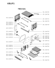 Схема №1 FBE212(0) с изображением Панель для плиты (духовки) Krups SS-184758