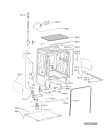 Схема №3 KDFX 6030 с изображением Панель для посудомоечной машины Whirlpool 481010499852