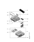 Схема №1 FAV80850S с изображением Ящик (корзина) для посудомойки Aeg 1118401304