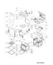 Схема №1 KOXS 6640 с изображением Дверка для духового шкафа Whirlpool 481010503336
