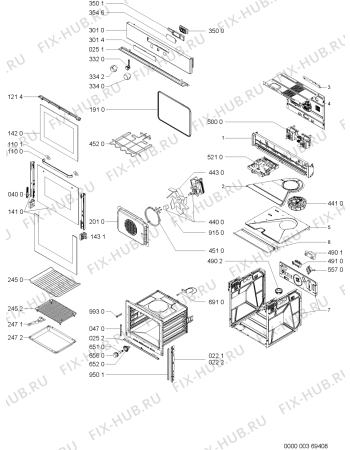 Схема №1 AKZ 113/IX с изображением Панель для духового шкафа Whirlpool 481245240172