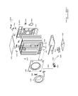 Схема №3 AWZ 612 с изображением Уплотнитель (прокладка) для стиралки Whirlpool 480113100179