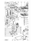 Схема №1 PSS 641 с изображением Панель для электропосудомоечной машины Whirlpool 481245379873