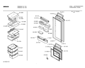 Схема №3 KIM28440IE с изображением Дверь для холодильной камеры Bosch 00218774