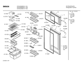 Схема №2 KSV425506K BOSCH с изображением Дверь для холодильной камеры Bosch 00241820