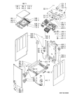 Схема №1 AWA 5069 с изображением Обшивка для стиралки Whirlpool 481245215595