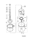 Схема №6 3CAP2782 AWM 901 с изображением Уплотнитель (прокладка) для стиралки Whirlpool 481940479187
