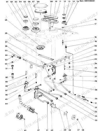 Схема №5 NXG4CG5 (F003313) с изображением Шланг для духового шкафа Indesit C00027912