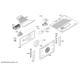 Схема №3 U1524S0GB с изображением Панель управления для духового шкафа Bosch 00447914