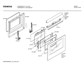 Схема №3 HB49050CC с изображением Панель для духового шкафа Siemens 00285726