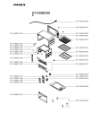 Схема №1 OT1108B2/GH с изображением Дверка для духового шкафа Seb FS-9100012733