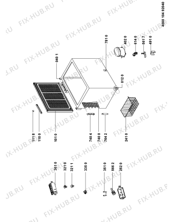 Схема №1 PLC215A-E с изображением Рукоятка для холодильника Whirlpool 481010467621