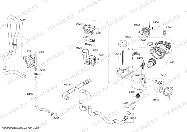 Схема №3 63012229312 Kenmore с изображением Панель управления для электропосудомоечной машины Bosch 00770769