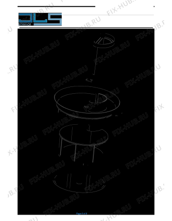 Взрыв-схема кухонного комбайна KENWOOD Multipro Food Processor FDM786 + 1.5L THERMO-RESIST GLASS BLENDER + DOUGH TOOL + DUAL METAL WHISK + CITRUS JUICER + METAL CENTRIFUGAL JUICER - Схема узла 6