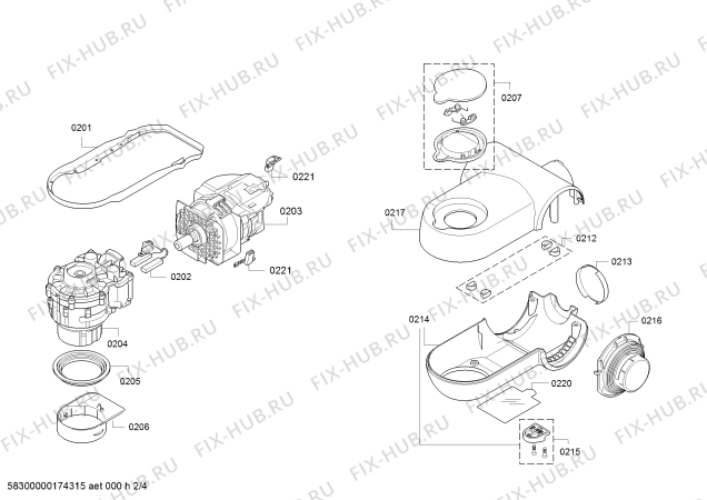 Схема №3 MUMXL20W MaxxiMUM с изображением Поворотный рукав для кухонного измельчителя Bosch 11011612
