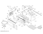 Схема №3 HMVP053U Bosch с изображением Цокольная панель для микроволновки Bosch 00716009