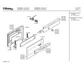 Схема №3 3HI502B с изображением Панель для плиты (духовки) Bosch 00296944