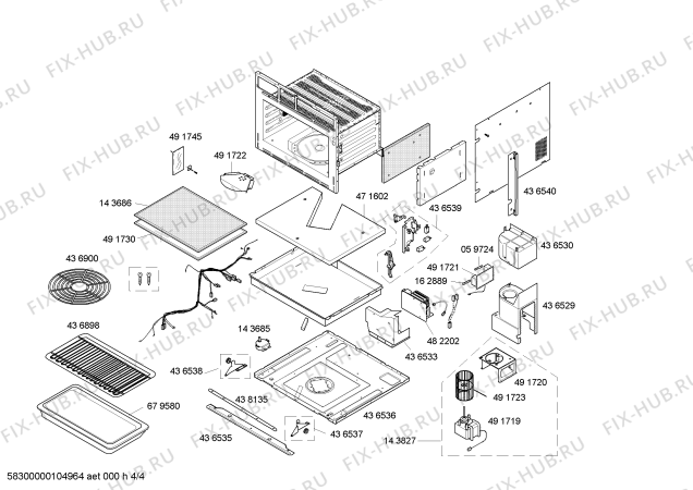 Схема №3 H5972A0 с изображением Кулинарная книга для электропечи Bosch 00592729