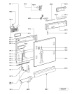 Схема №1 GSX 7551 с изображением Панель для посудомойки Whirlpool 481245371237