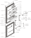 Схема №1 NK6000X (469067, HZF3369A) с изображением Дверца для холодильника Gorenje 468387
