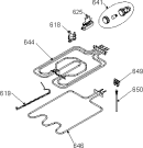 Схема №1 MG550W (344294, 252D.13) с изображением Кабель для плиты (духовки) Gorenje 851082