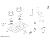 Схема №1 PMD968M2 с изображением Варочная панель для плиты (духовки) Bosch 00710073