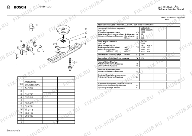 Взрыв-схема холодильника Bosch GSS5102 - Схема узла 02