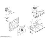 Схема №4 HBN231E0 с изображением Панель управления для электропечи Bosch 00664262