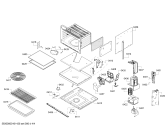 Схема №1 C57M70S0GB с изображением Модуль управления для плиты (духовки) Bosch 00687937